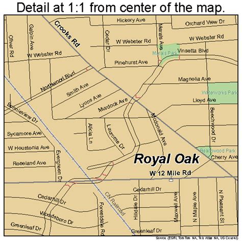 royal oak united states|royal oak map of city.